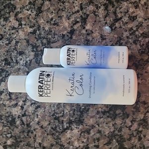 Keratin Perfect  Keratin Color smoothing lot of 2 conditioner & Shampoo new